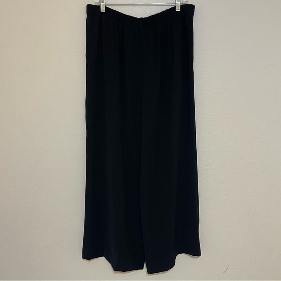 St. John Wide Leg Twill Trouser size Large - Picture 3 of 14